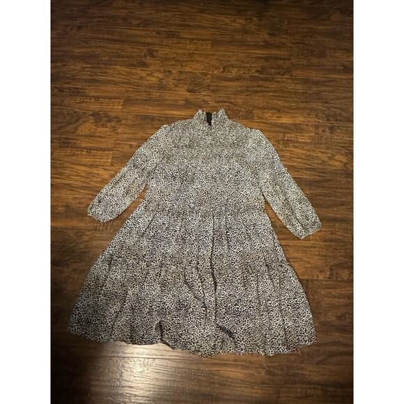 Just Taylor Leopard Print Tiered Babydoll Dress – Size Small - Picture 1 of 6